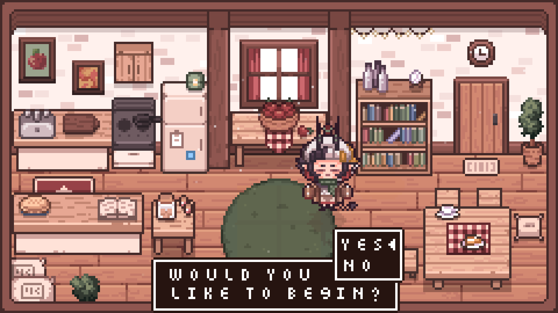 fake game screen - xmas